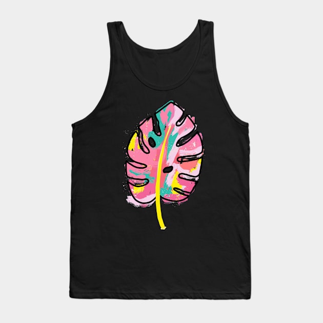 MONSTERA Tank Top by AS.PAINTINGS